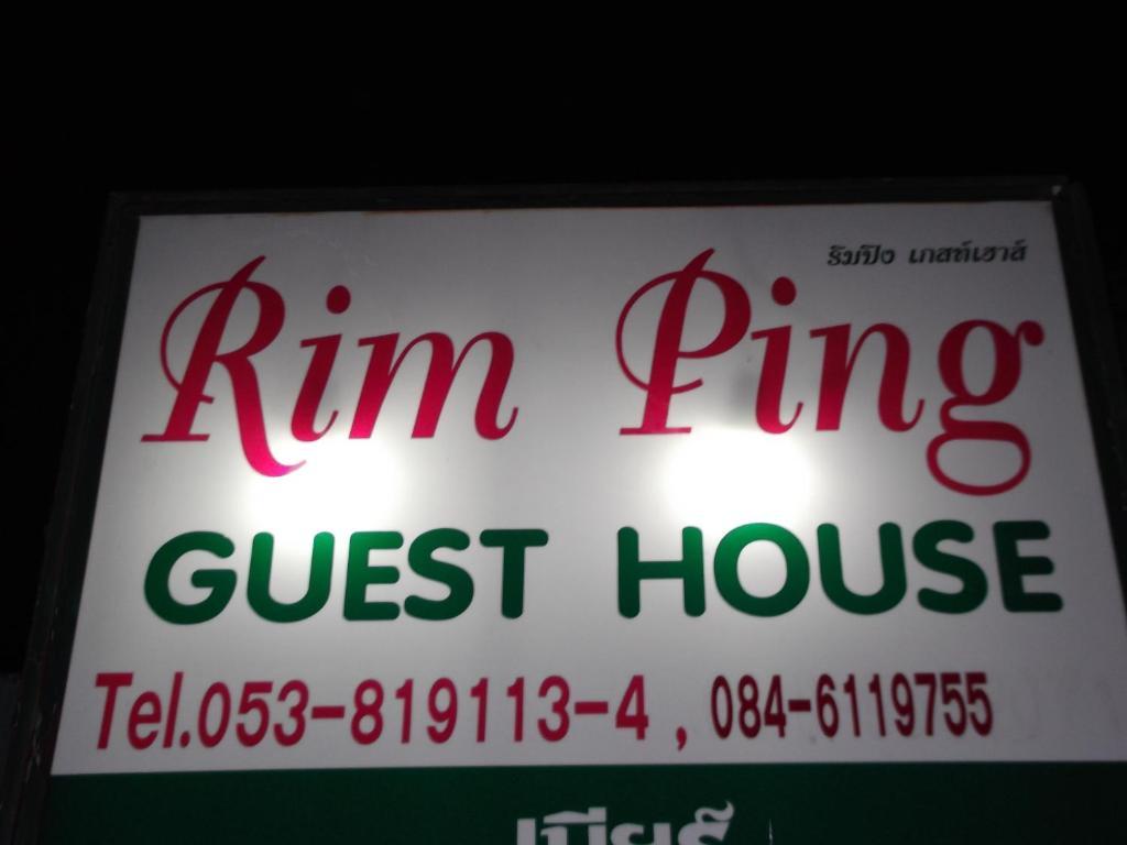Rim Ping Guest House Chiang Mai Exterior foto